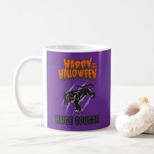 Taza De Café custom cougar (Con donut)
