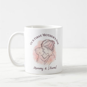 Taza De Café Custom First Mother’s Day Mug for New Mom