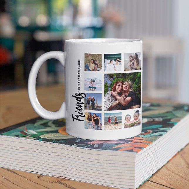 Taza De Café Custom Friends Photo Collage (Subido por el creador)