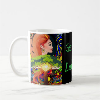 Taza De Café Custom Lady Luck Couple's Game Night