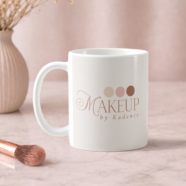 Taza De Café Custom Logo Branded Makeup Artist (Subido por el creador)