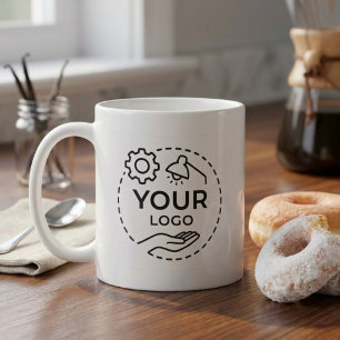 Taza De Café Custom Logo Mug for Company - Simple Promotional