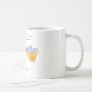 Taza De Café custom long distance couple map