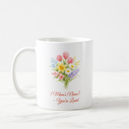 Taza De Café Custom Mother’s Day Bouquet of Flowers Mug