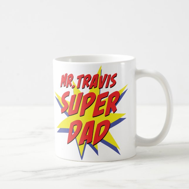 Taza De Café Custom Mug for dad, personalized cup, custom name  (Derecha)