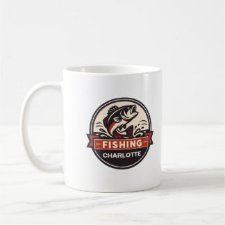 Taza De Café Custom Name Fishing