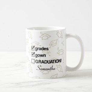 Taza De Café Custom Name Graduation Gift Funny Graduation