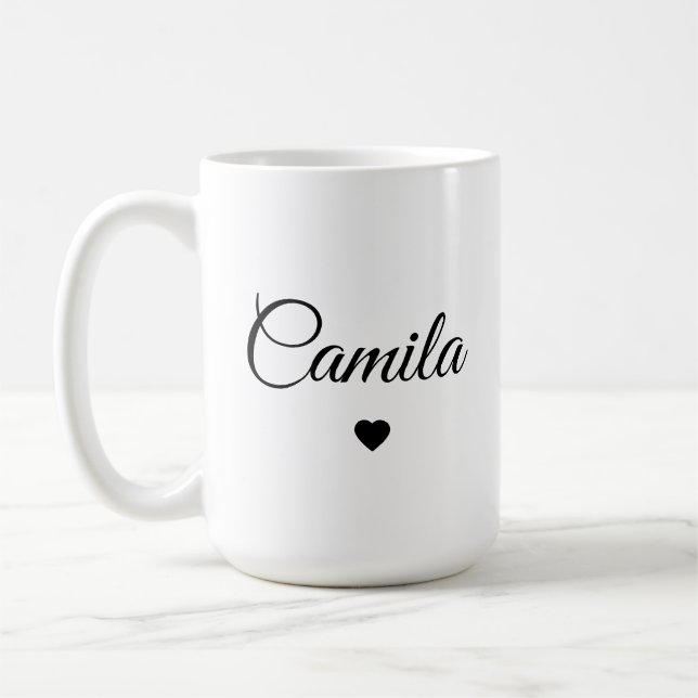 Taza De Café Custom Name Personalized Coffee Mug (Izquierda)