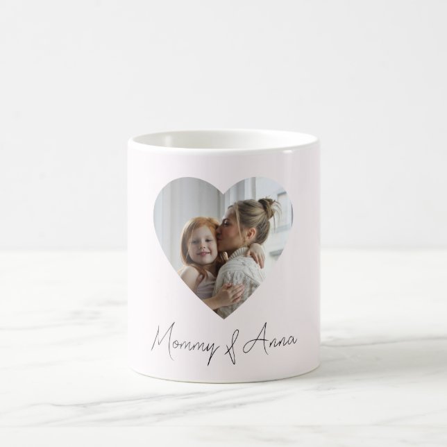 Taza De Café Custom Name & Photo | Personalized Mug Gift (Centro)