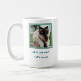 Taza De Café Custom New Cat Dad Mug | Pet Photo Gift