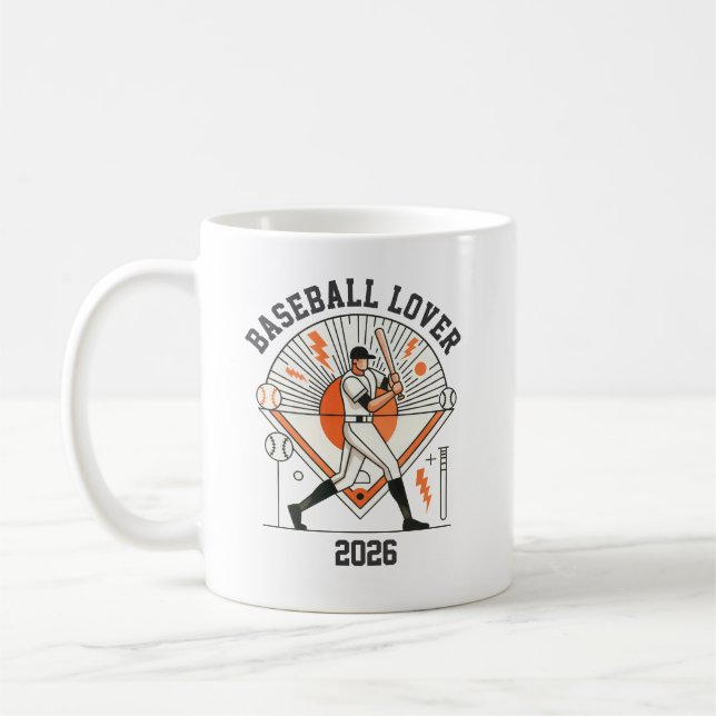 Taza De Café Custom Personalized Global Baseball 2026 (Izquierda)