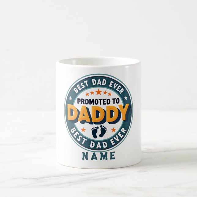 Taza De Café Custom Personalized Name Gift for Dad (Centro)