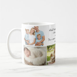 Taza De Café Custom Photo Collage Mug – Your Photo & Your Text 