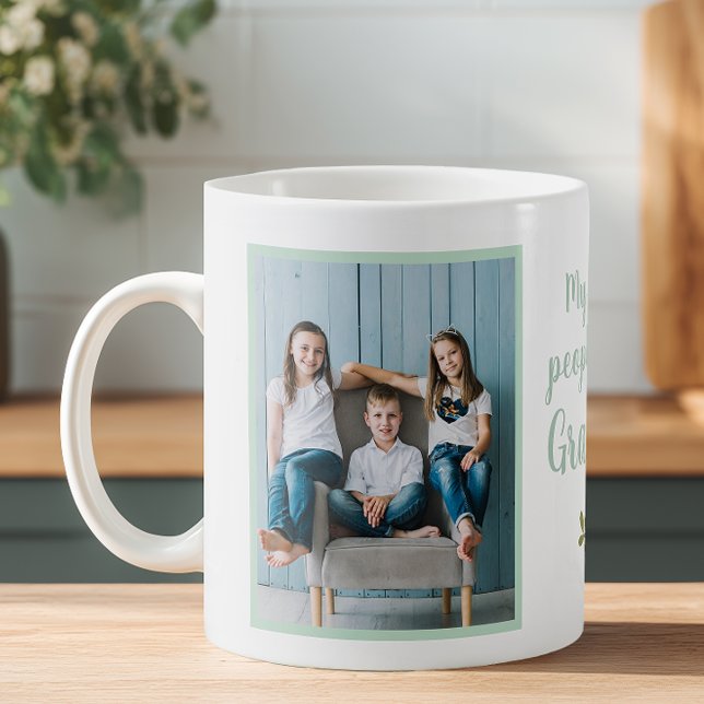Taza De Café Custom Photo Grandma (Personalized Photo mug for Grandma)