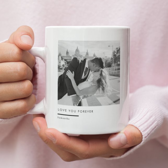 Taza De Café Custom Photo – Love You Forever (Subido por el creador)