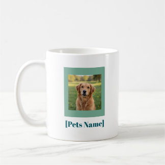 Taza De Café Custom Photo Pet Coffee Mug | Personalized Name