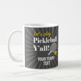 Taza De Café Custom Pickleball Mugs Personalized Team Club Name