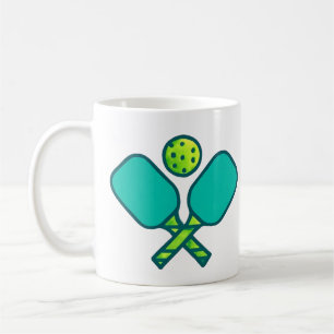 Taza De Café Custom Pickleball Player Coffee Mug