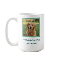 Custom Proud Dog Dad | Pet Photo & Name Keepsake