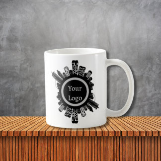 Taza De Café Custom Real Estate Agent Mug - Building Skyline