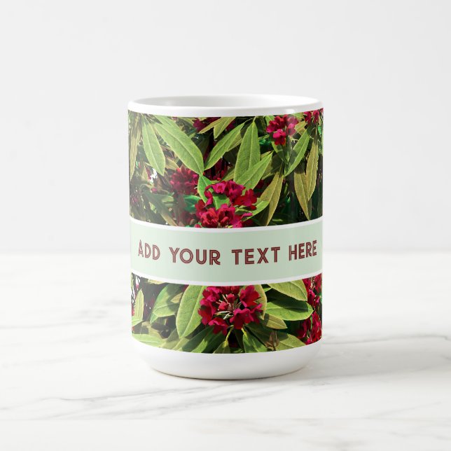 Taza De Café Custom Rhododendron Bloom (Centro)