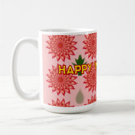 Taza De Café Custom Spring Flower Women's Day Pattern 