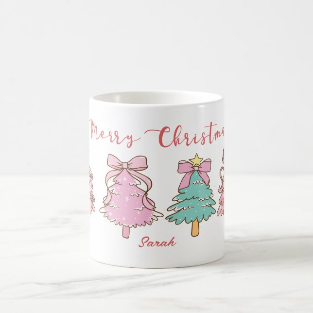Taza De Café Custom Sweet Aesthetic Girly Hand Drawn Christmas  (Centro)