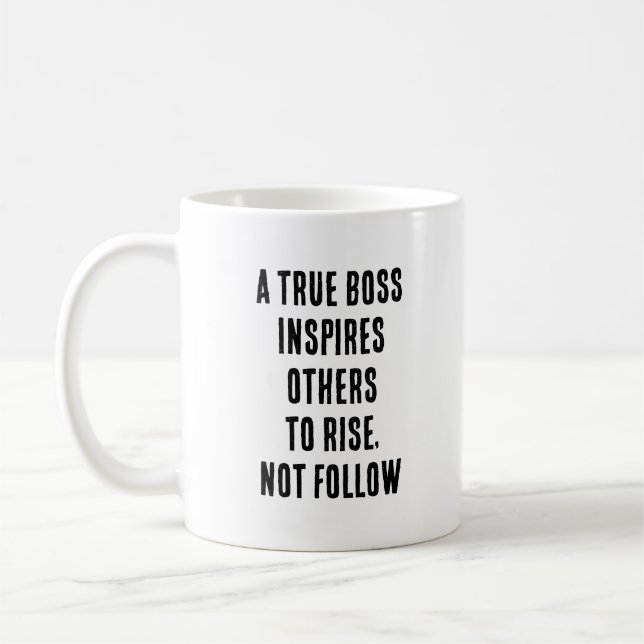 Taza De Café Custom True Boss (Izquierda)