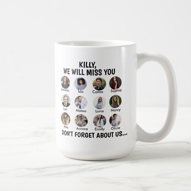 Taza De Café custom Used To Work With Legends 12 Photo Coworker (Derecha)