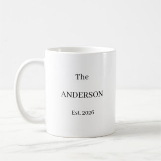 Taza De Café Custom Wedding Gift for Newlyweds