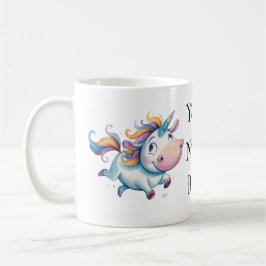 Taza De Café Custom Whimsical Unicorn Mug – Sparkle & Sip