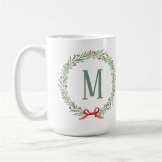 Taza De Café Customizable Holiday Letter Coffee Mug