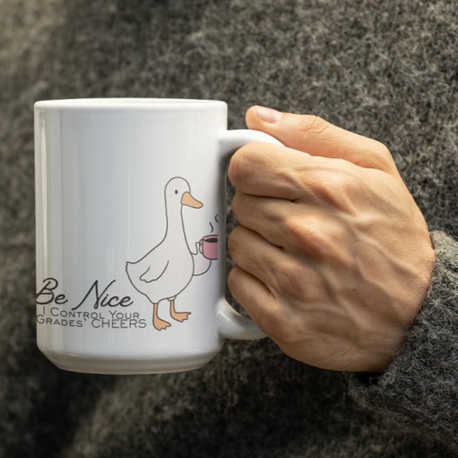 Taza De Café Customizable Teacher controls your grades Mug (Subido por el creador)