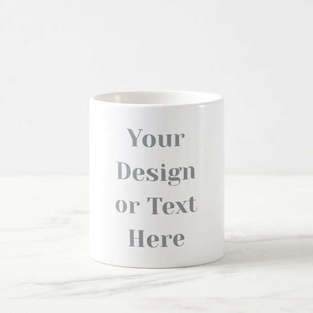 Taza De Café Customizable Your Design or Text Here Personalized (Centro)