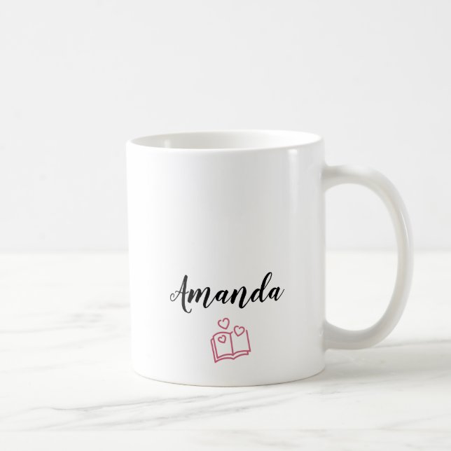 Taza De Café Customize personalized name teacher mug (Derecha)