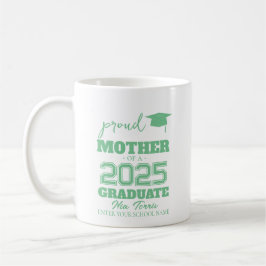 Taza De Café Customized proud mother of a graduate 2025