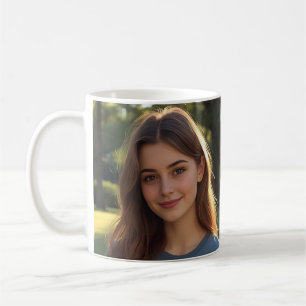 Taza De Café Customized with two photos