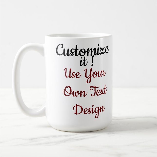 Taza De Café Custum Mug (Izquierda)