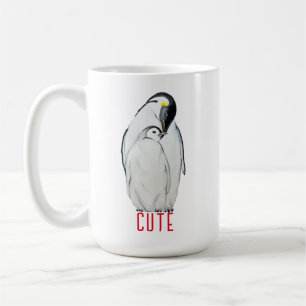 Taza De Café Cuta familia de los pingüinos emperadores T-Shirt