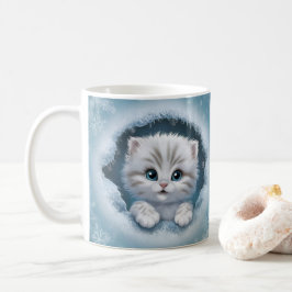 Taza De Café Cute 3D Gatito Mug Wrap - Regalo ideal para el ama