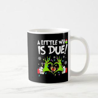 Taza De Café Cute A Little Who Is Due Christmas Pregnancy Annou