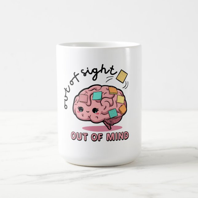 Taza De Café Cute ADHD Brain Mug (Centro)