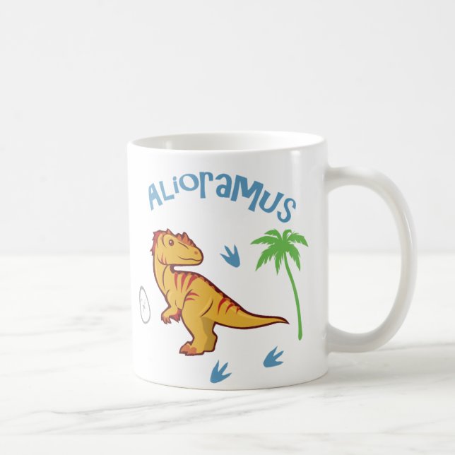 Taza De Café Cute Alioramus (Derecha)