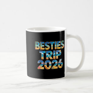 Taza De Café Cute amigas viaje 2026 chicas vacaciones crucero