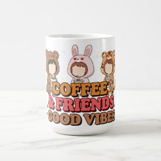 Taza De Café Cute Animal Friends Coffee Lovers