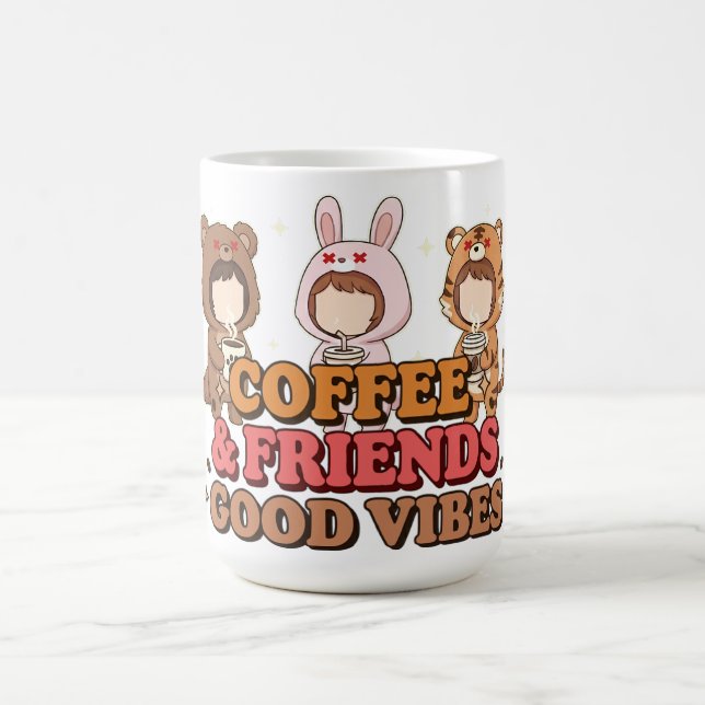 Taza De Café Cute Animal Friends Coffee Lovers (Centro)