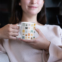 Cute Animales 4 Café Mug