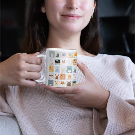 Taza De Café Cute Animales 4 Café Mug