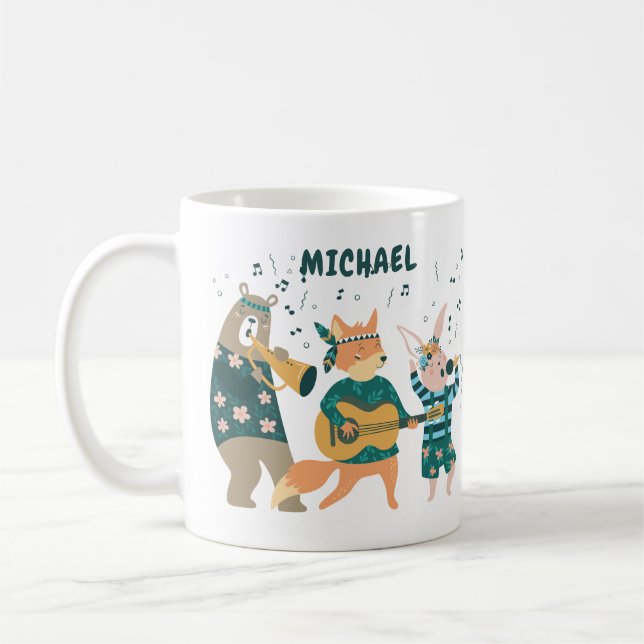 Taza De Café Cute Animals Bend (Izquierda)