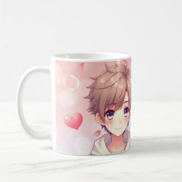 Taza De Café Cute Anime Boy Y Chica